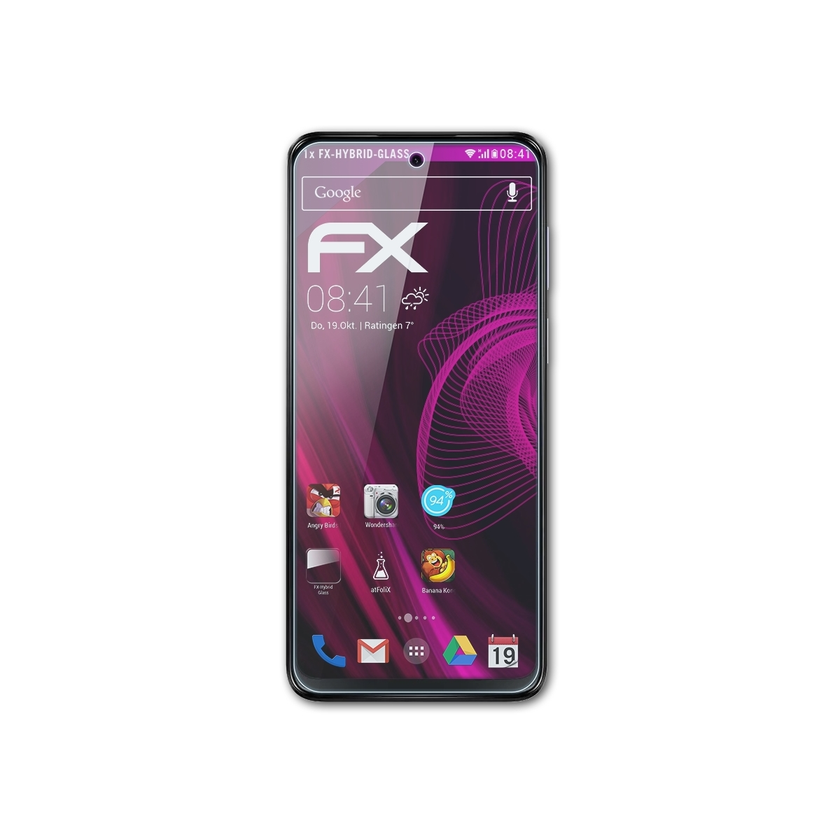 FX-Hybrid-Glass Schutzglas(für Moto Motorola G23) ATFOLIX