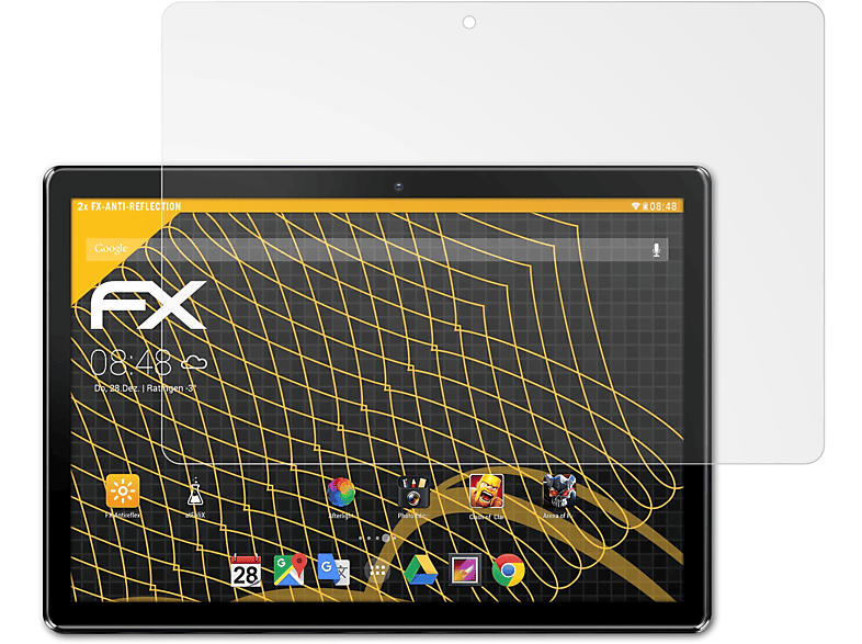 ATFOLIX 2x FX-Antireflex Displayschutz(für Pritom M10)
