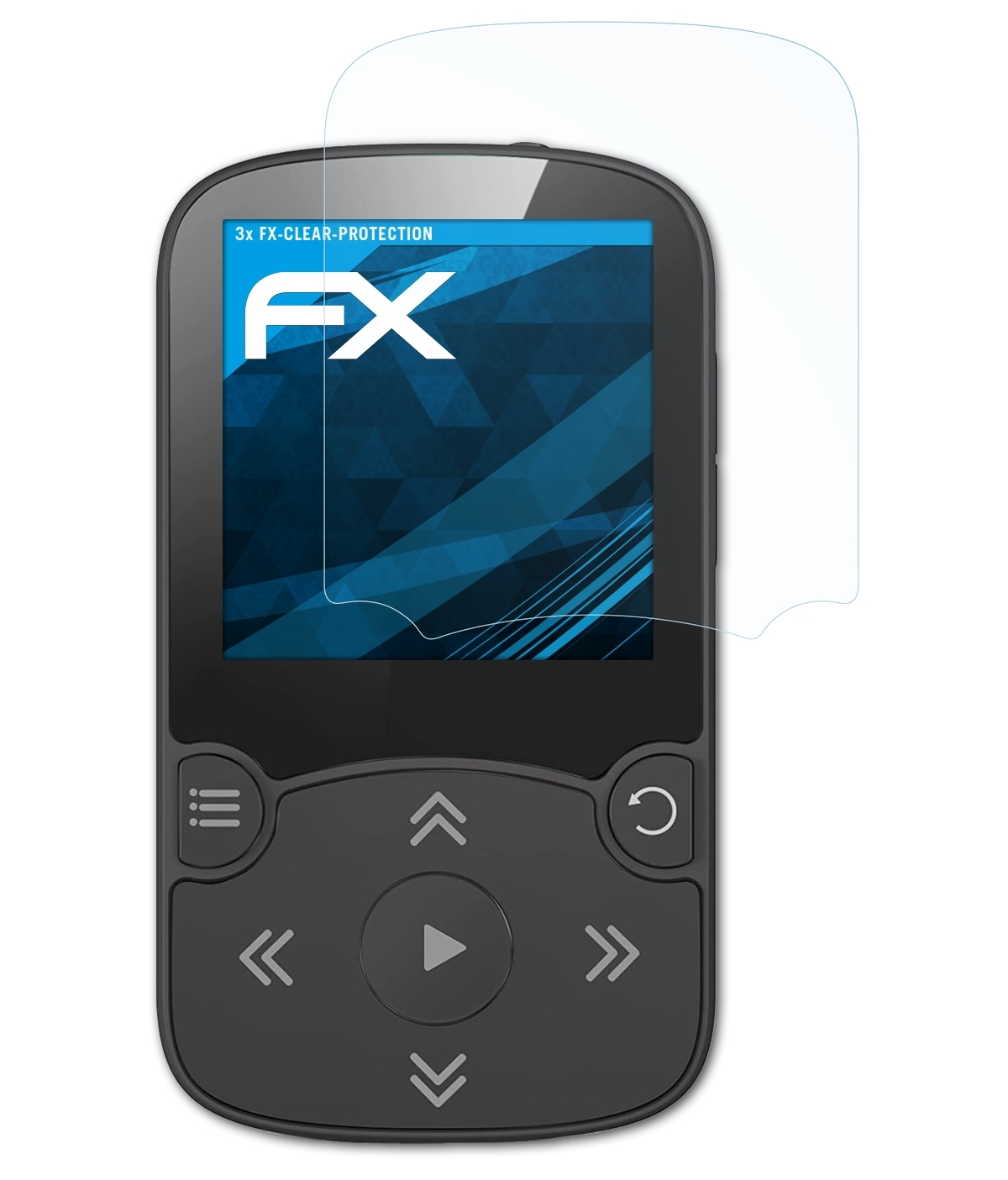 ATFOLIX 3x FX-Clear AGPTek Displayschutz(für A65)