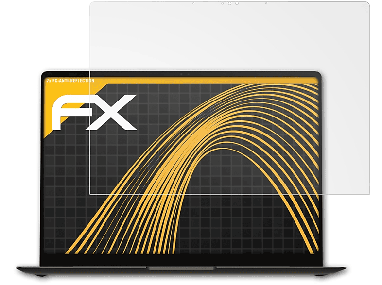 Book3 Inch)) Pro ATFOLIX (14 Galaxy Displayschutz(für 2x Samsung FX-Antireflex