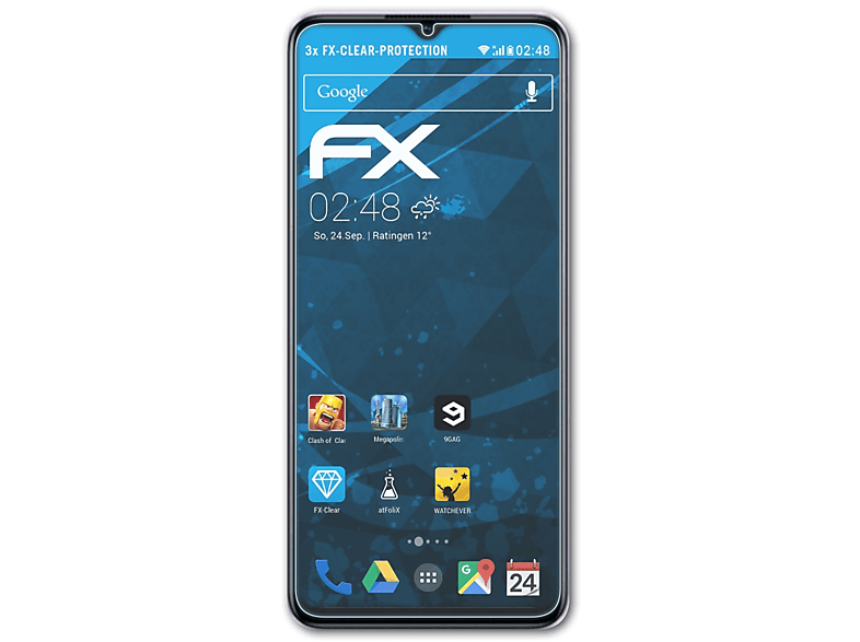ATFOLIX 3x FX-Clear Displayschutz(für A78 5G) Oppo