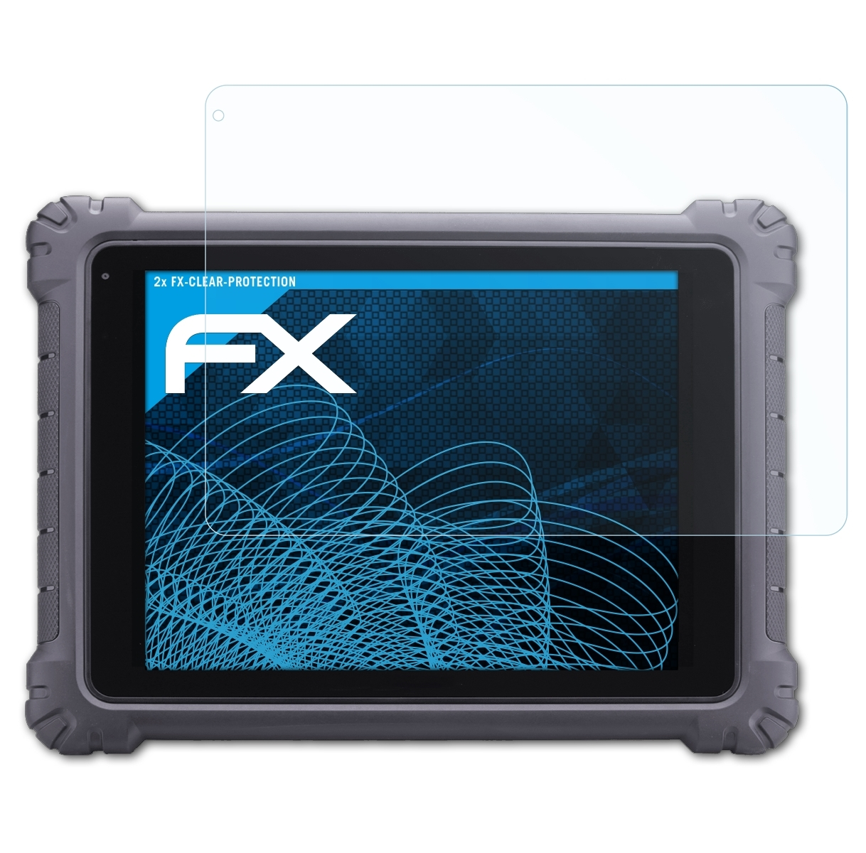 Ultra MaxiSYS EV) 2x FX-Clear ATFOLIX Autel Displayschutz(für