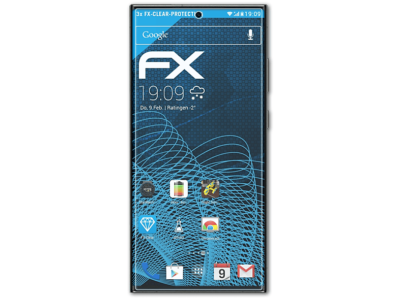 ATFOLIX 3x FX-Clear Ultra) S23 Galaxy Displayschutz(für Samsung