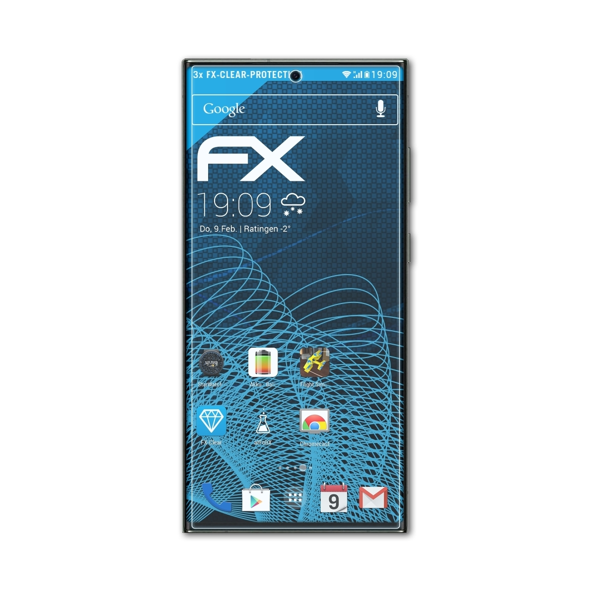 ATFOLIX 3x FX-Clear Displayschutz(für Ultra) Galaxy Samsung S23