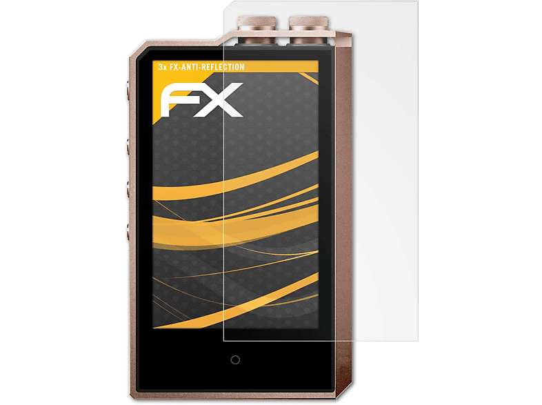 ATFOLIX 3x FX-Antireflex Displayschutz(für Cowon Plenue 2 Mark II)