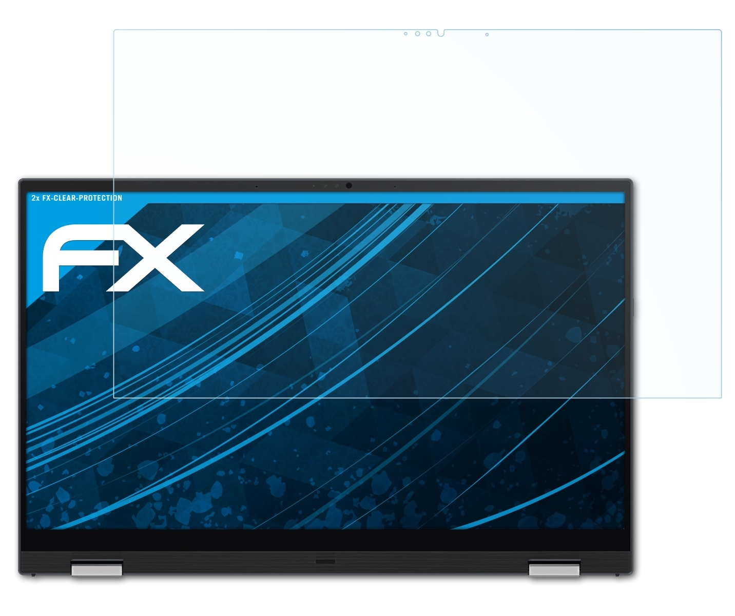 Zenbook Pro Asus 15 FX-Clear 2x ATFOLIX Displayschutz(für Flip)