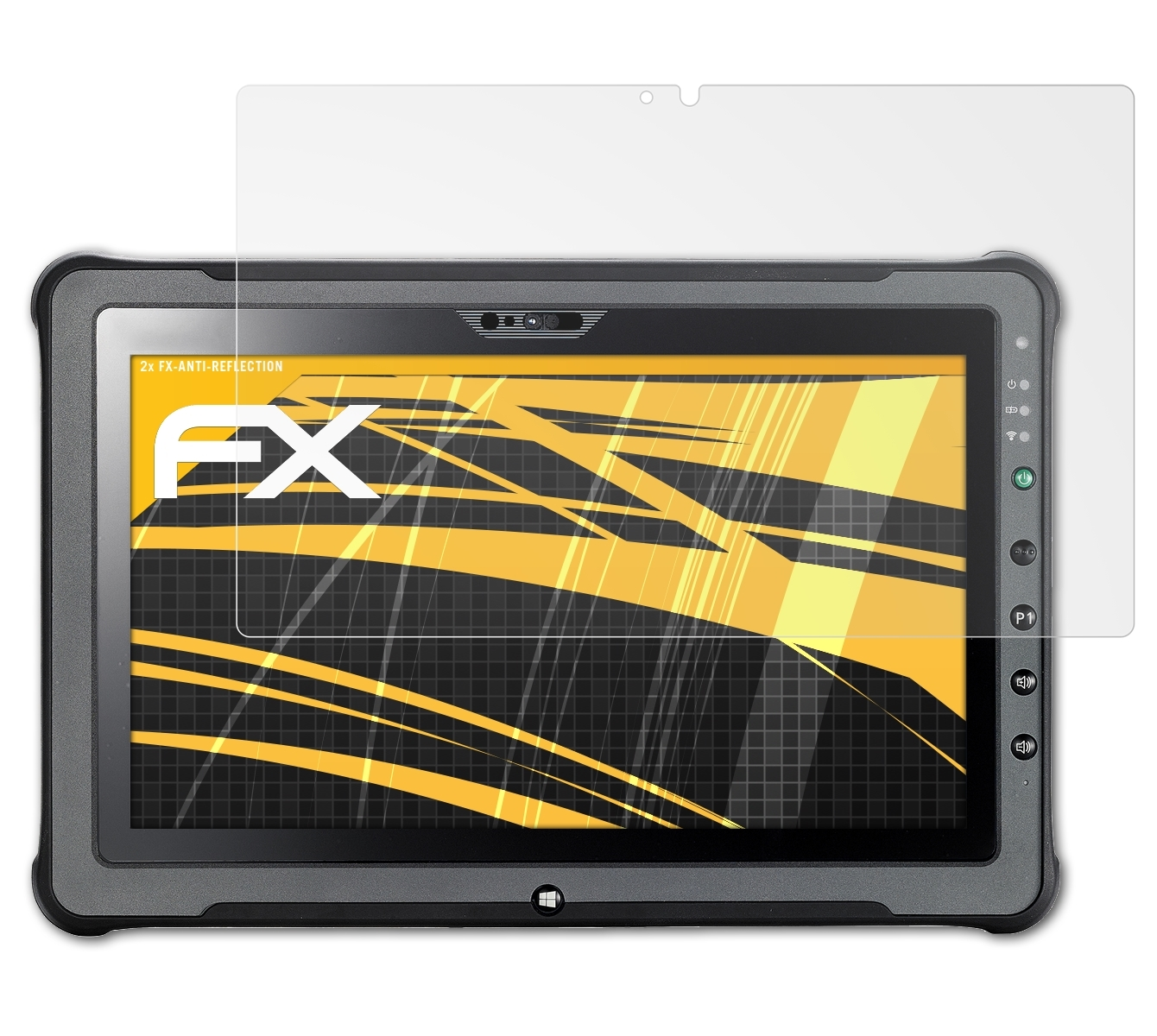 ATFOLIX 2x FX-Antireflex Displayschutz(für G5)) Getac F110 (Generation