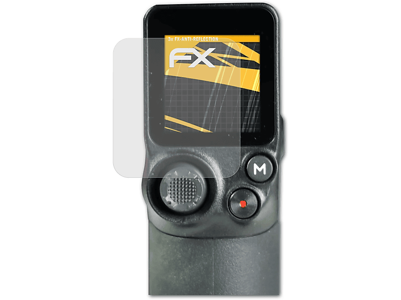 ATFOLIX 3x FX-Antireflex Displayschutz(für DJI RS 3 Mini) | Kamera Schutzfolie