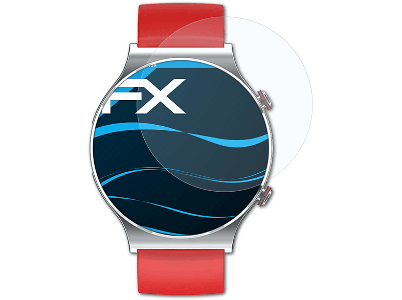ATFOLIX 3x (2023)) 2 Rund Pro FX-Clear Displayschutz(für Knauermann