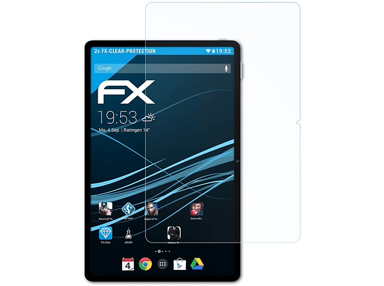 ATFOLIX 2x FX-Clear Displayschutz(für Honor Pad V8 Pro)