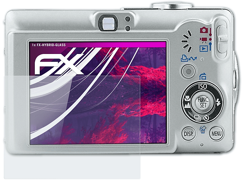 ATFOLIX FX-Hybrid-Glass Schutzglas(für 60) Digital Canon IXUS