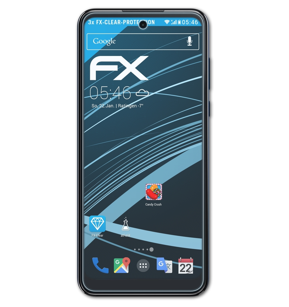 ATFOLIX 3x Motorola Play FX-Clear G Displayschutz(für (2023)) Moto