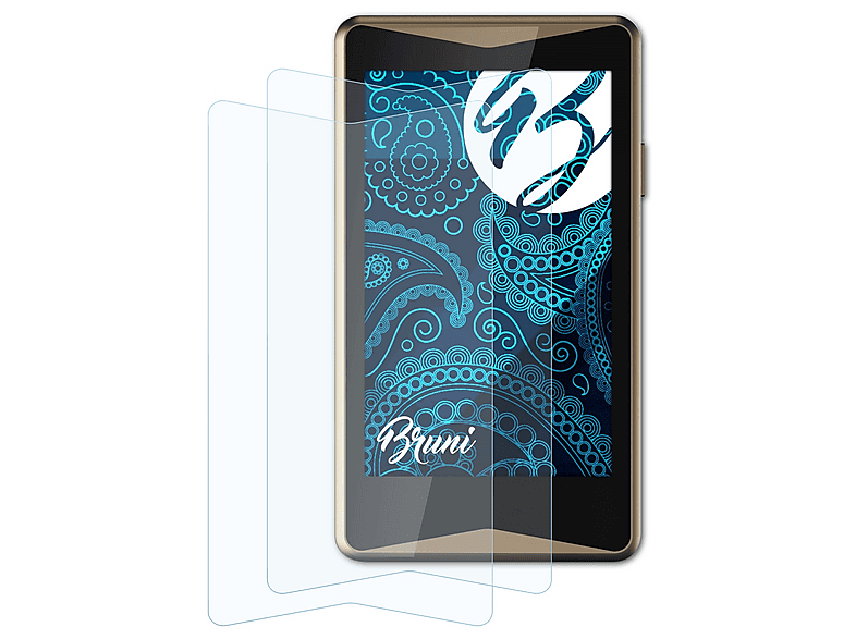 Bruni 2x Écran protecteur pour Nokia 2220 Slide Protecteur d