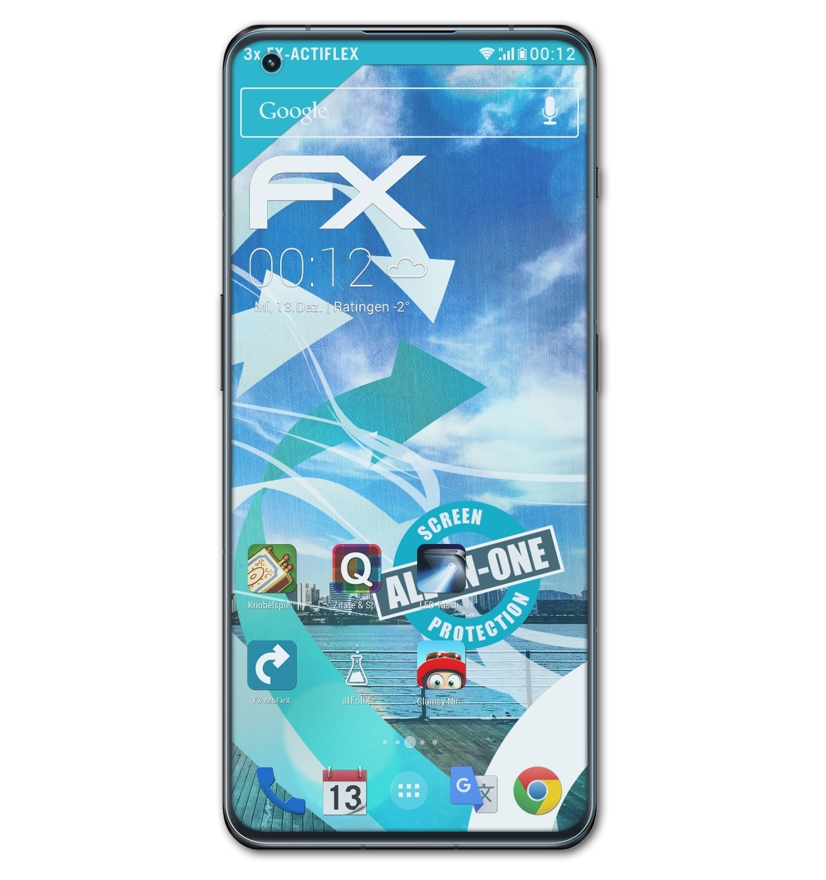 FX-ActiFleX 3x Displayschutz(für ATFOLIX 11) OnePlus