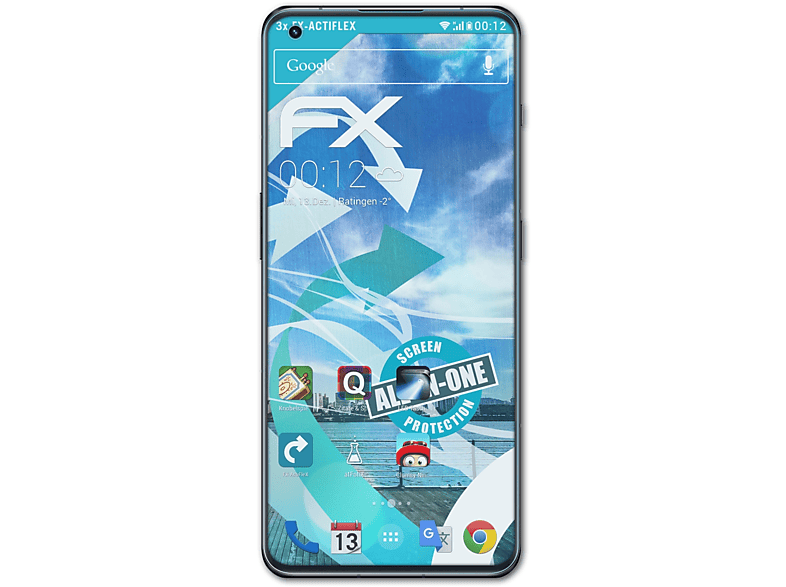 OnePlus 3x Displayschutz(für FX-ActiFleX 11) ATFOLIX