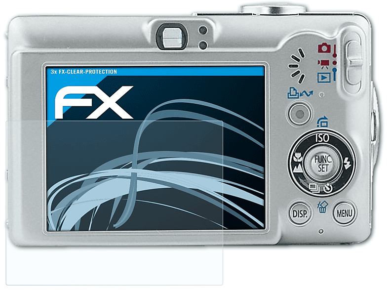 ATFOLIX 3x 60) Canon Digital Displayschutz(für FX-Clear IXUS