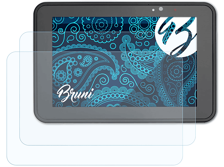 BRUNI 2x Basics-Clear Schutzfolie(für Zebra ET56 (8.4 inch))