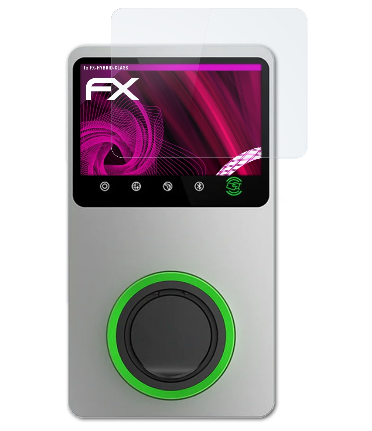 FX-Hybrid-Glass ATFOLIX Autel AC MaxiCharger Schutzglas(für Wallbox)