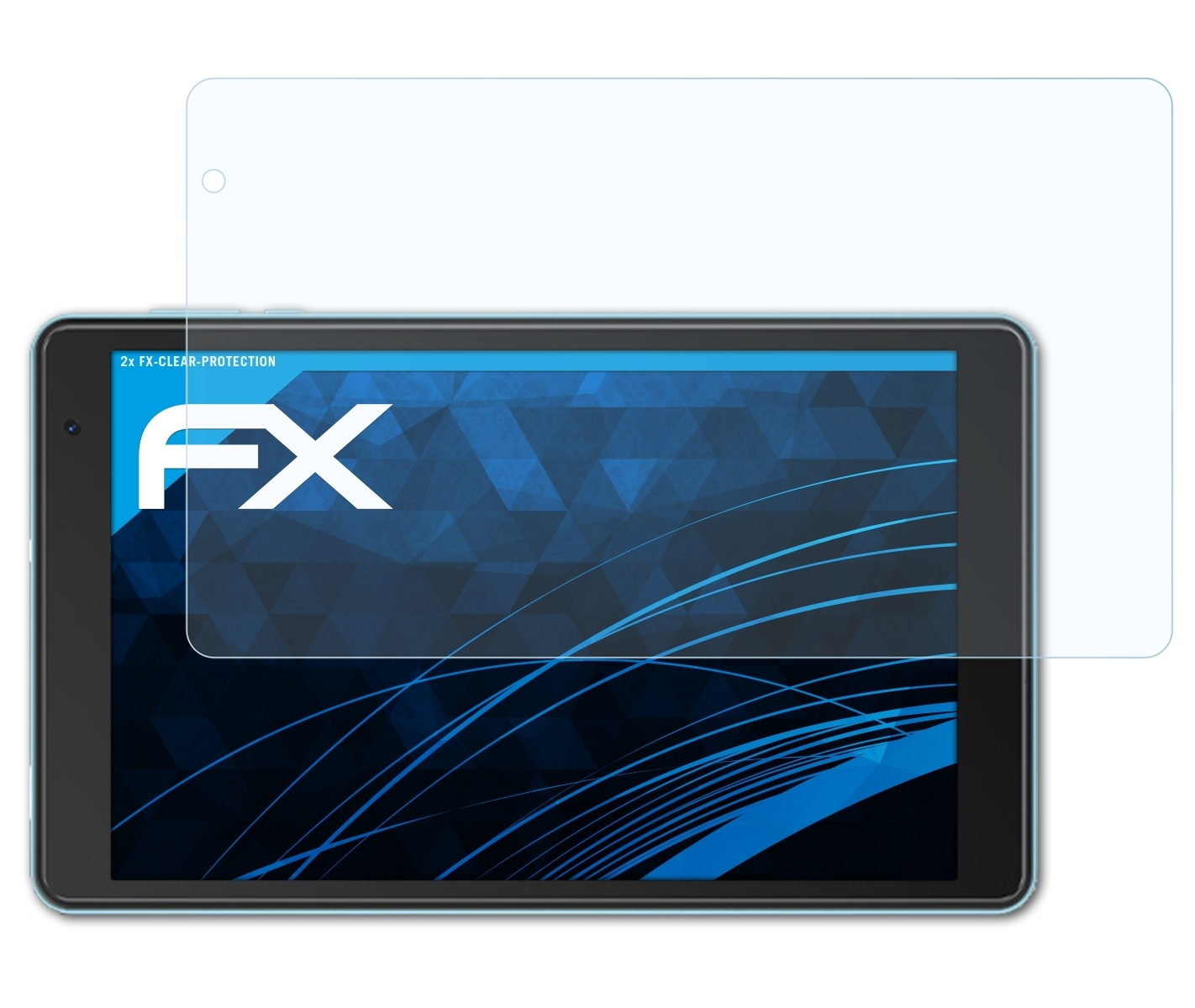 ATFOLIX 2x FX-Clear Displayschutz(für Blackview Tab 5)