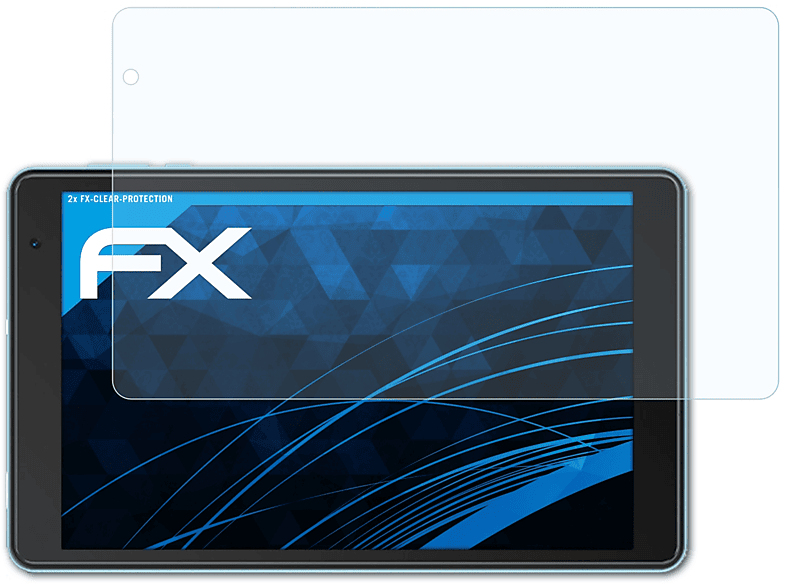 ATFOLIX 2x FX-Clear Displayschutz(für Blackview Tab 5)