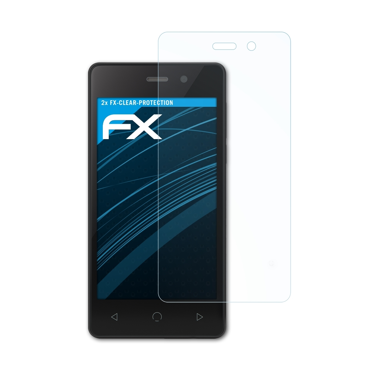 ATFOLIX 2x FX-Clear Displayschutz(für Omnipod Dash)
