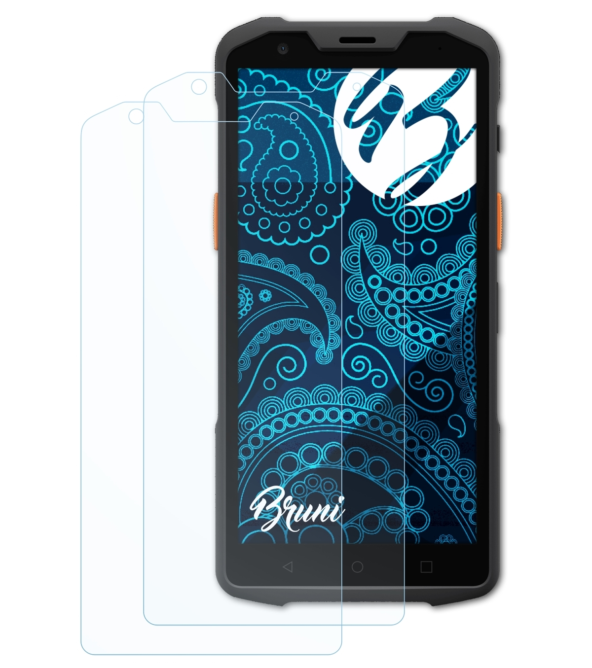 BRUNI 2x Basics-Clear Schutzfolie(für Sunmi Pro) L2s