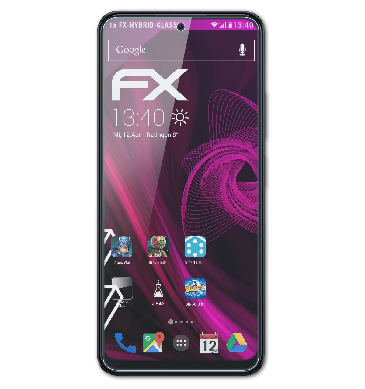 Xiaomi FX-Hybrid-Glass 5G) Poco X5 ATFOLIX Schutzglas(für