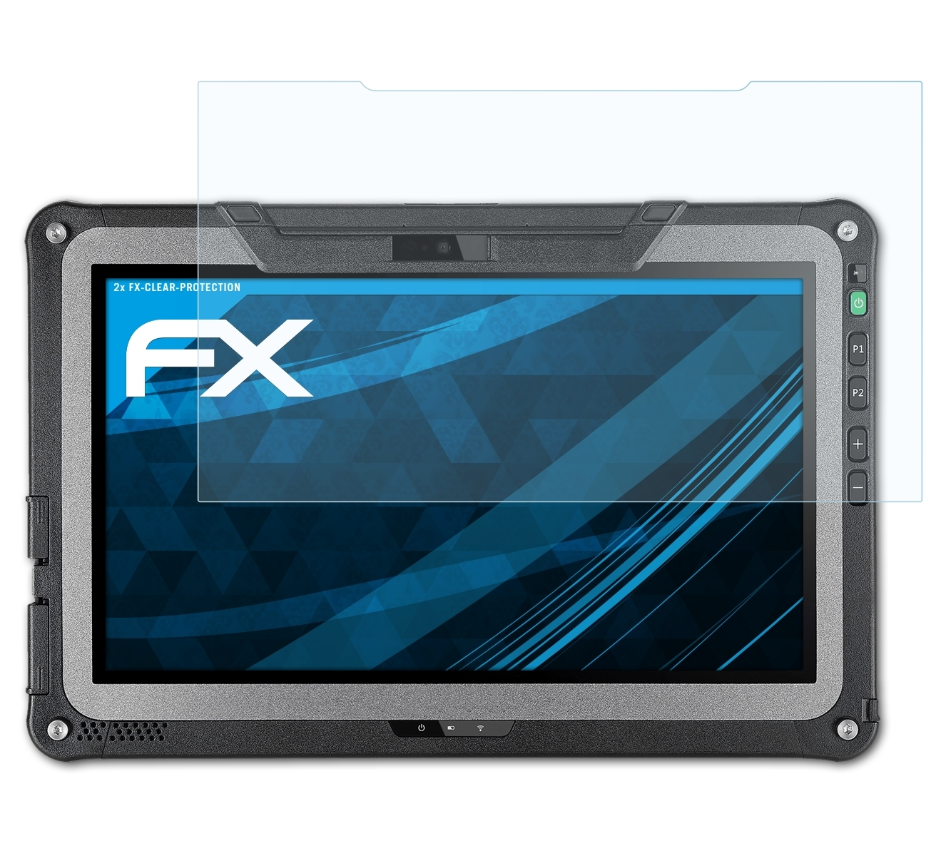 F110 Getac 2x G6)) Displayschutz(für FX-Clear (Generation ATFOLIX