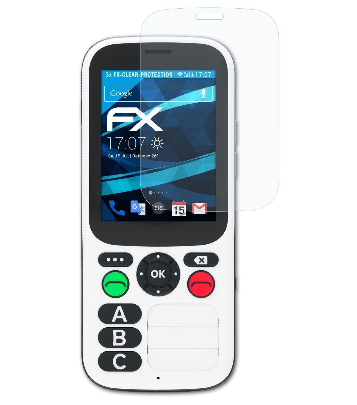 Doro ATFOLIX IUP) 780X FX-Clear Displayschutz(für 3x