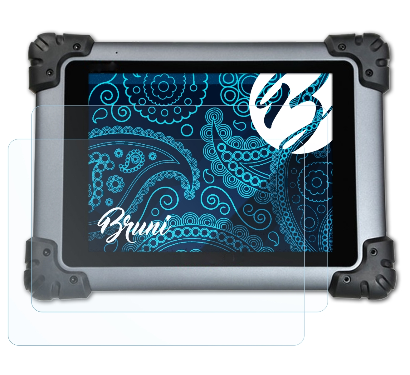 BRUNI 2x MaxiSYS Basics-Clear Schutzfolie(für Autel MS908S)