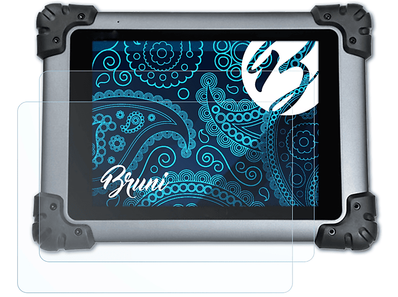 BRUNI 2x Basics-Clear Schutzfolie(für Autel MaxiSYS MS908S)