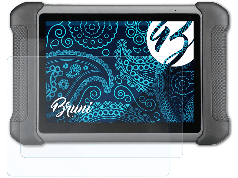 BRUNI 2x Basics-Clear MS906S) Autel MaxiSYS Schutzfolie(für