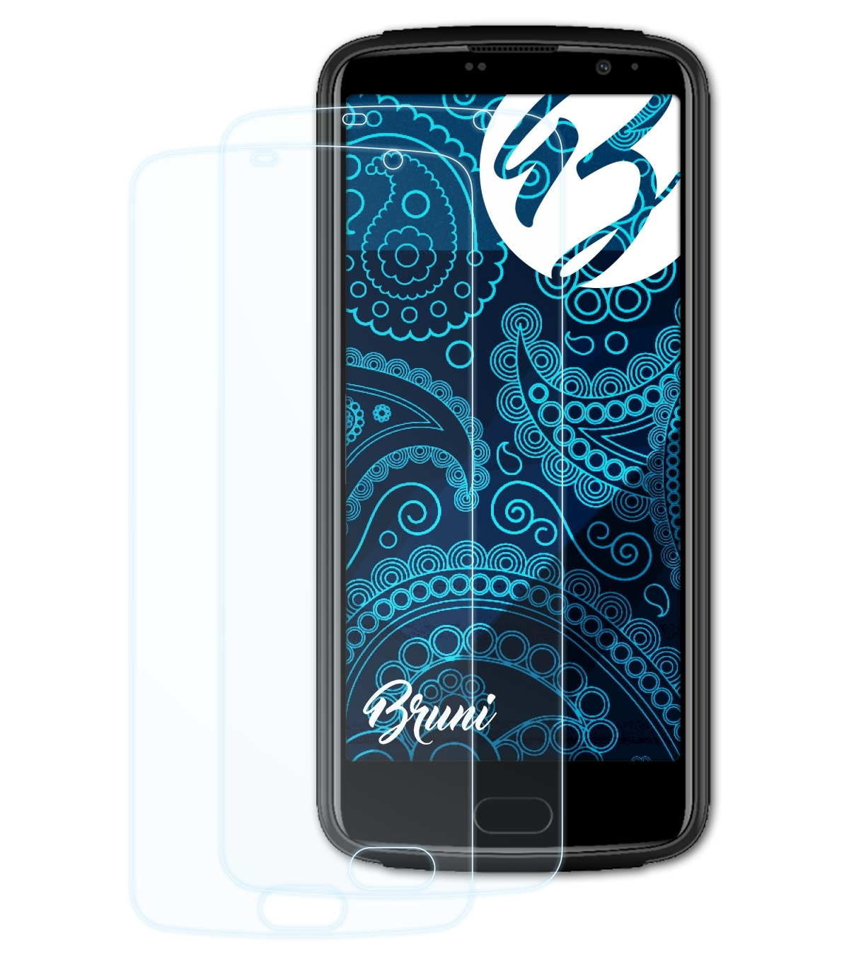 BRUNI 2x Basics-Clear Schutzfolie(für Beafon Lite Premium) M7