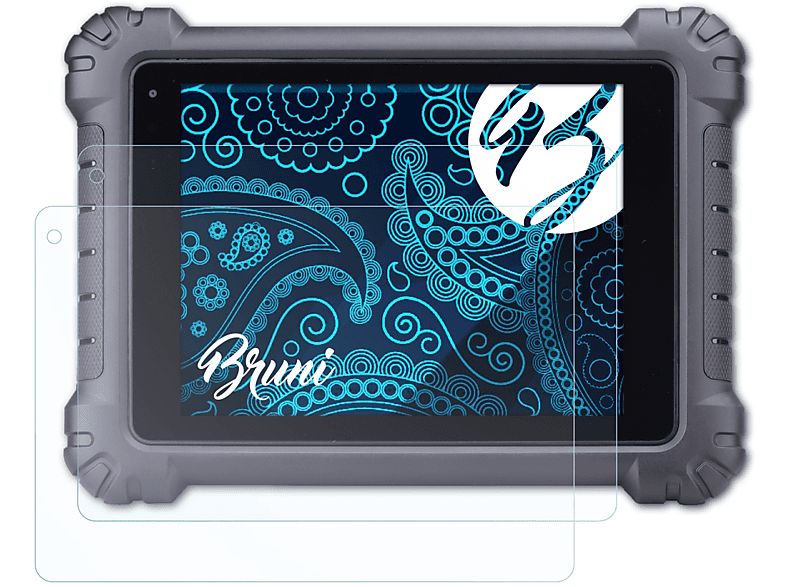 BRUNI 2x Basics-Clear Schutzfolie(für Autel MS909EV) MaxiSYS
