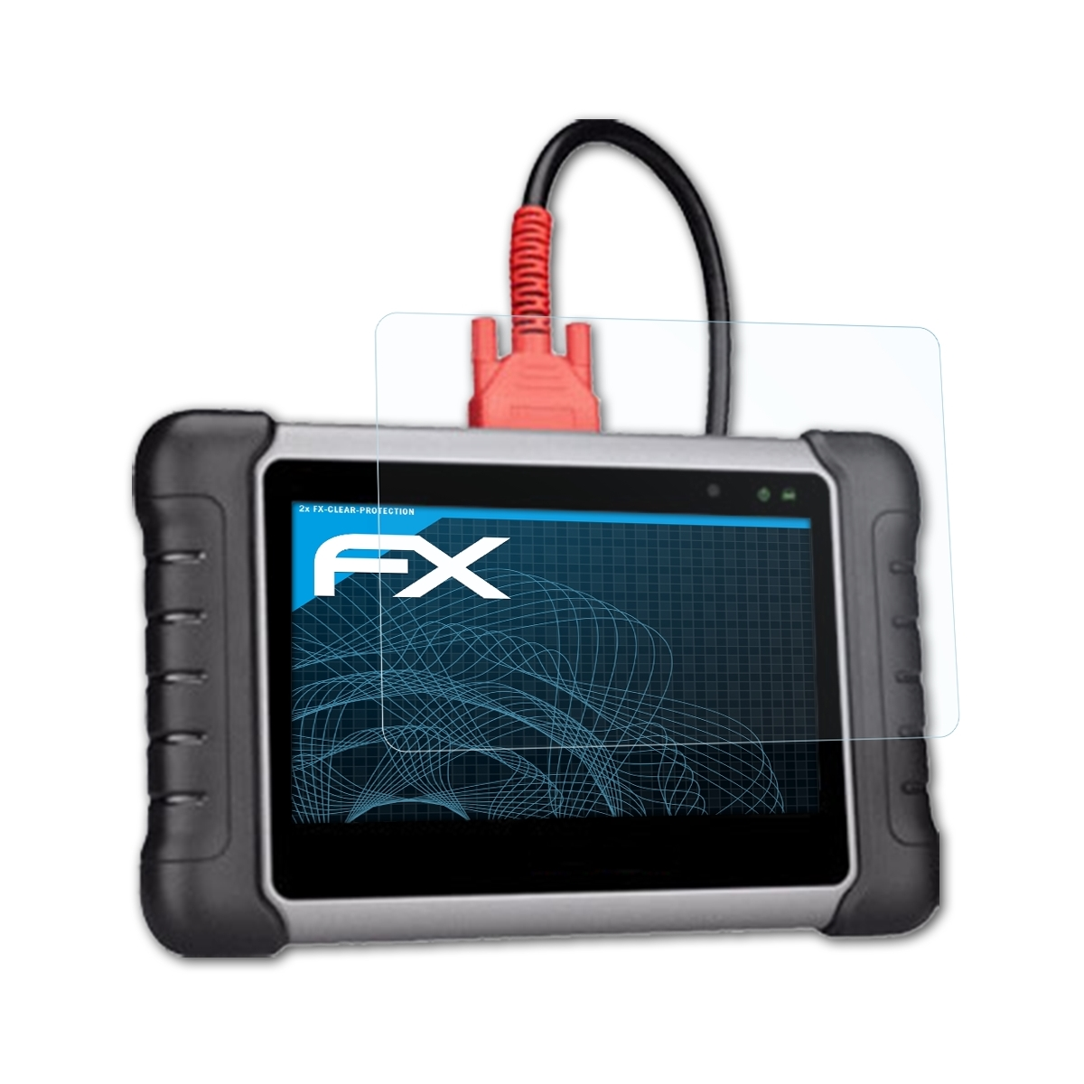 ATFOLIX 2x FX-Clear Displayschutz(für Autel MP808S) MaxiPRO