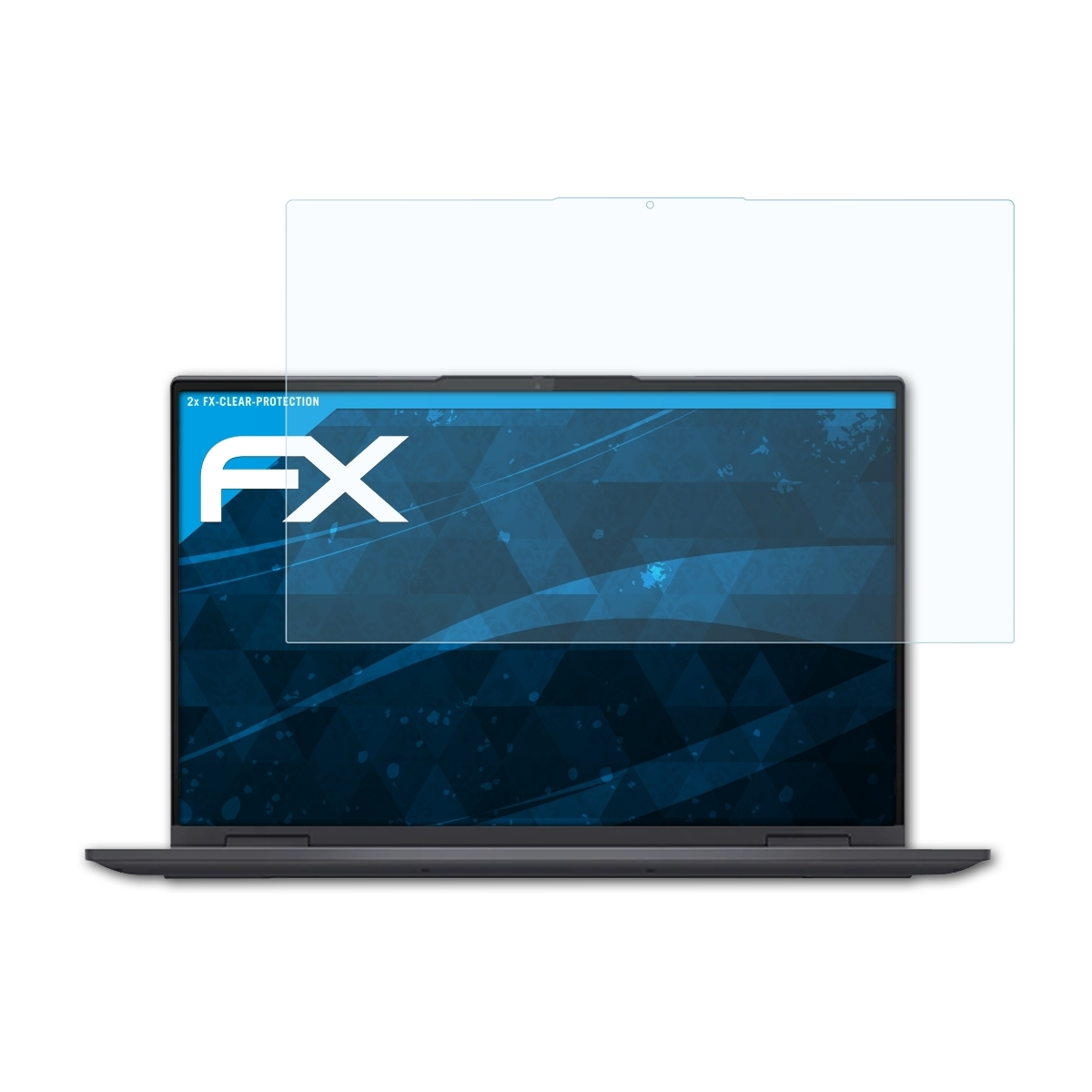 ATFOLIX 2x FX-Clear Displayschutz(für Lenovo Yoga 7i (15 Inch))