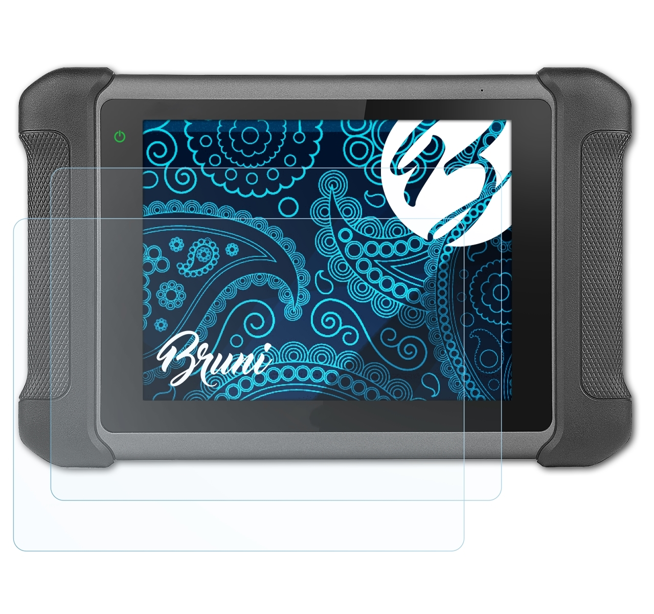 BRUNI 2x Basics-Clear Schutzfolie(für Autel MS906BT) MaxiSYS