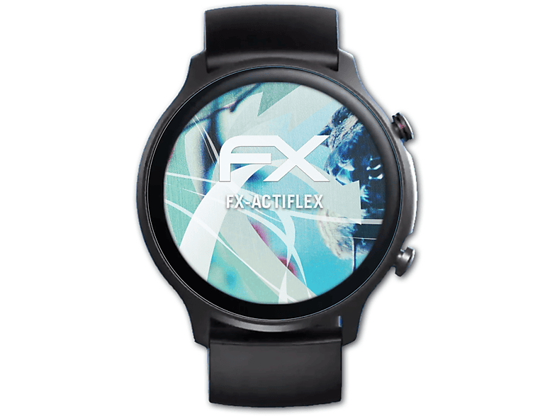 ATFOLIX 3x Hama FX-ActiFleX 6910) Watch Displayschutz(für Fit