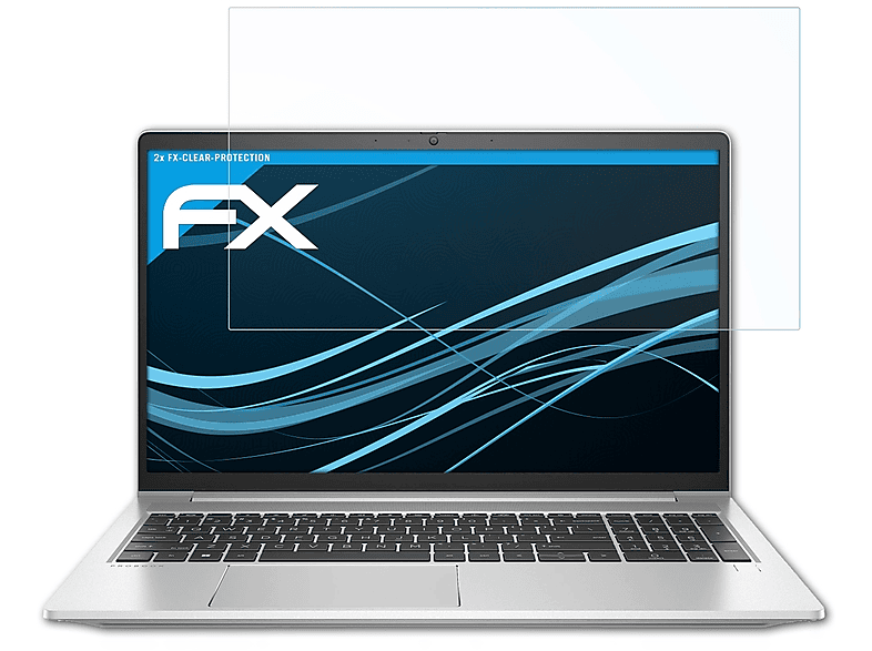ATFOLIX 2x FX-Clear Displayschutz(für HP ProBook 450 G8)