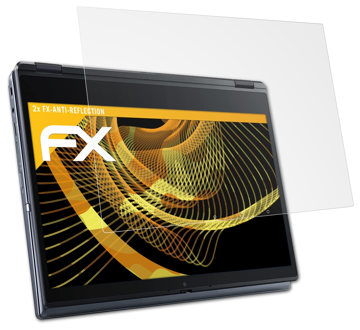 (TMP614RN-52)) P6 Acer 2x Displayschutz(für FX-Antireflex TravelMate ATFOLIX Spin