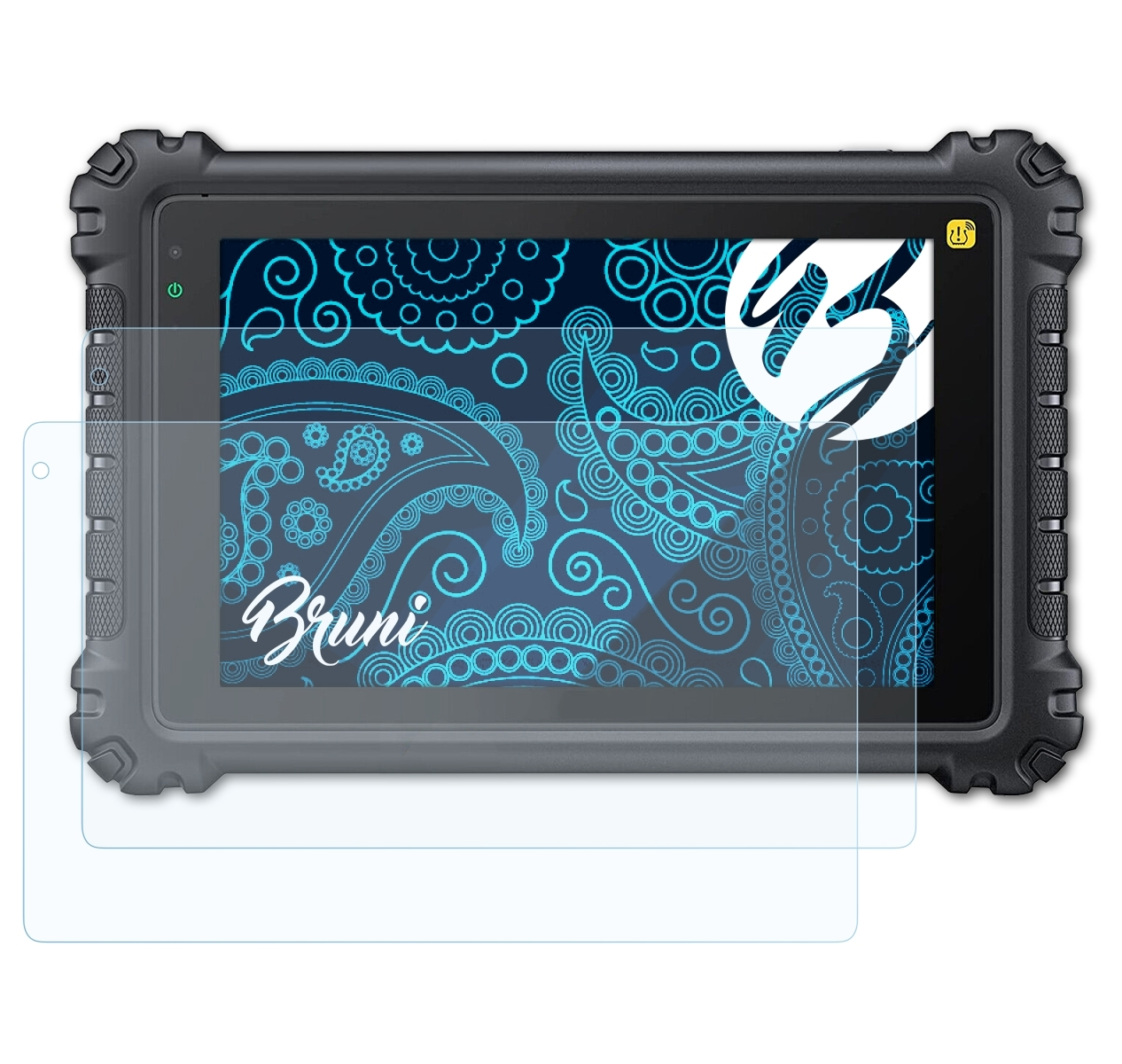 BRUNI 2x MaxiSYS Autel MS906 Basics-Clear Pro-TS) Schutzfolie(für