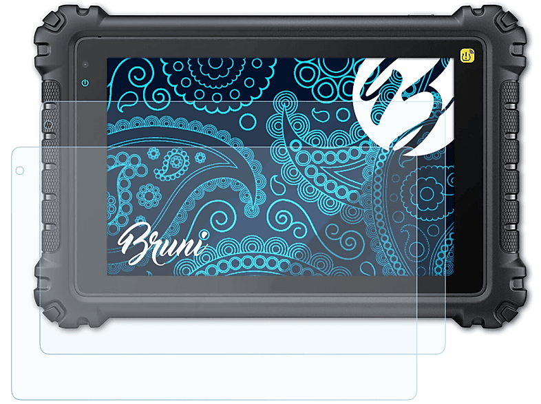 BRUNI 2x Basics-Clear Schutzfolie(für Autel MaxiSYS MS906 Pro-TS)