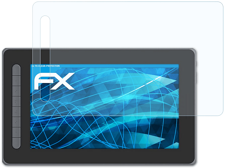 ATFOLIX 2x FX-Clear Displayschutz(für XP-PEN Artist 12 (2. Generation)) | Tabletschutzfolien