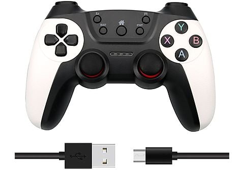 RESPIEL Gamepad, Bluetooth Gamepad, Wireless Controller, für Android/PC  Controller Weiß