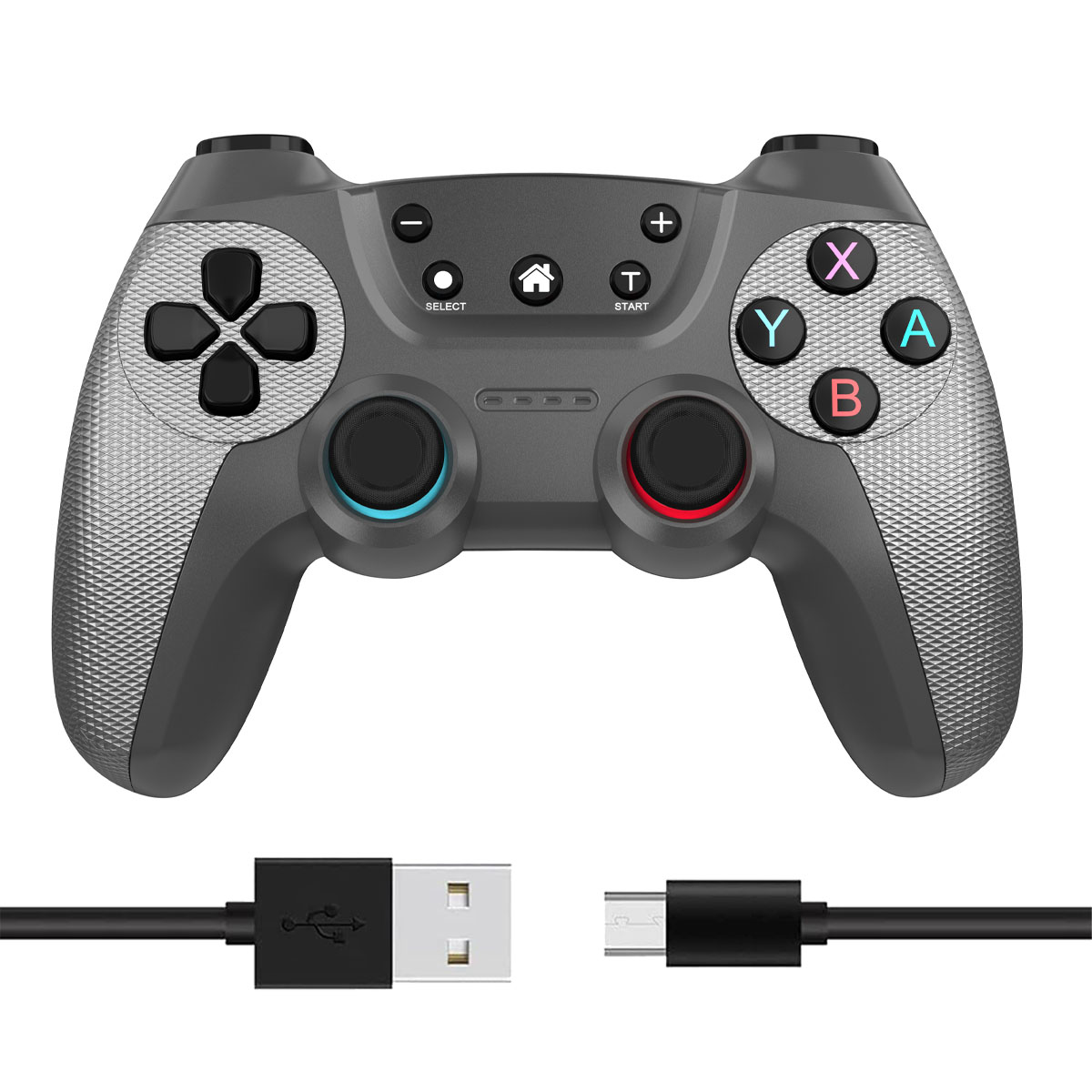 RESPIEL Controller, PC/Switch/Android Wireless für Gamepad, Gamepad, Silber Bluetooth Elegantes Controller
