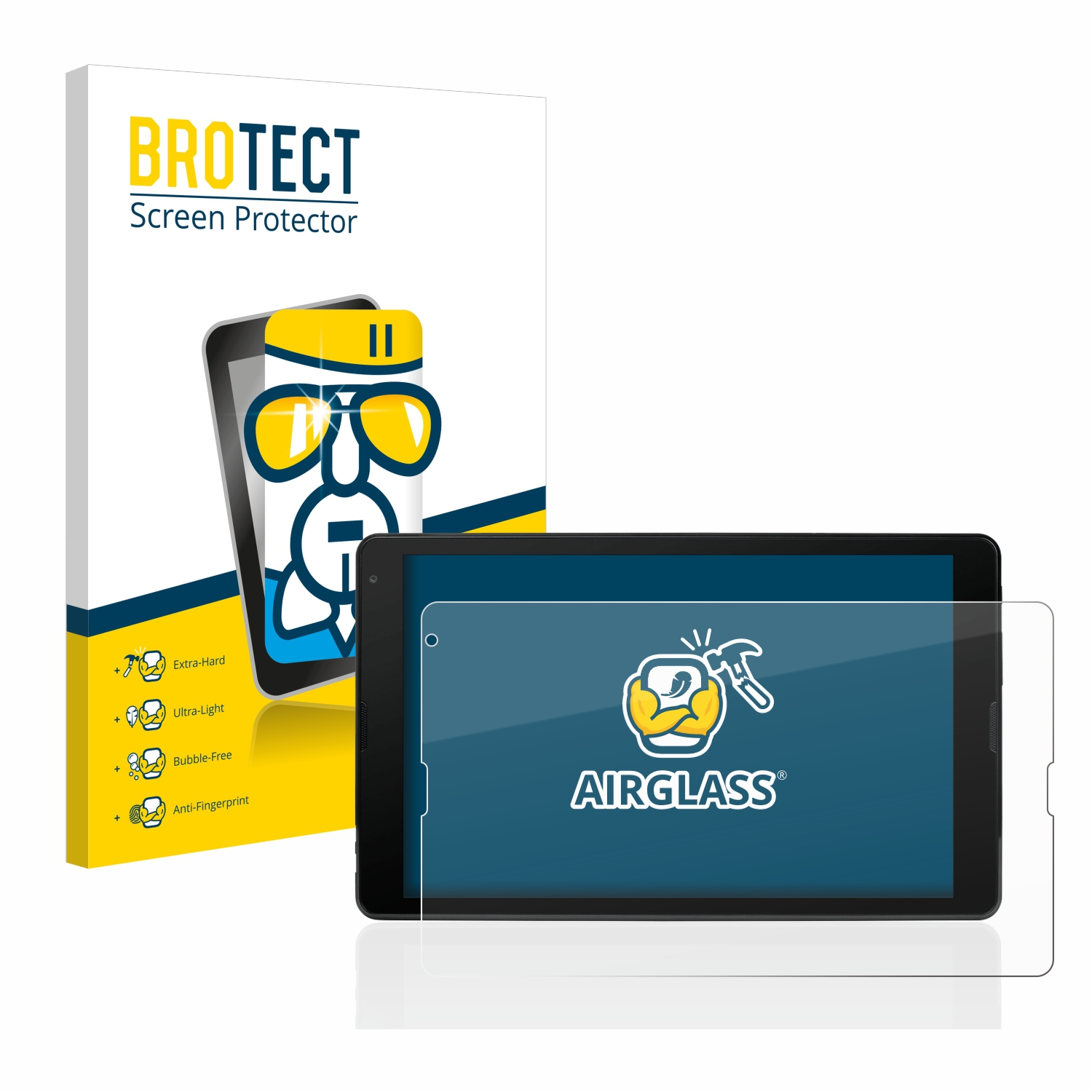 BROTECT Airglass klare Schutzfolie(für MEDION E10421 Tablet 10,1\