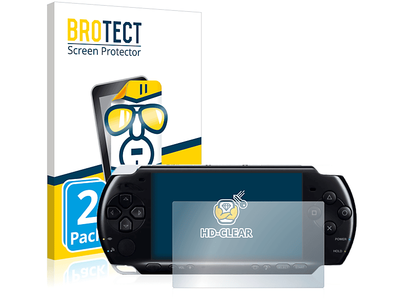 2x PSP Schutzfolie(für klare 3004) BROTECT Sony