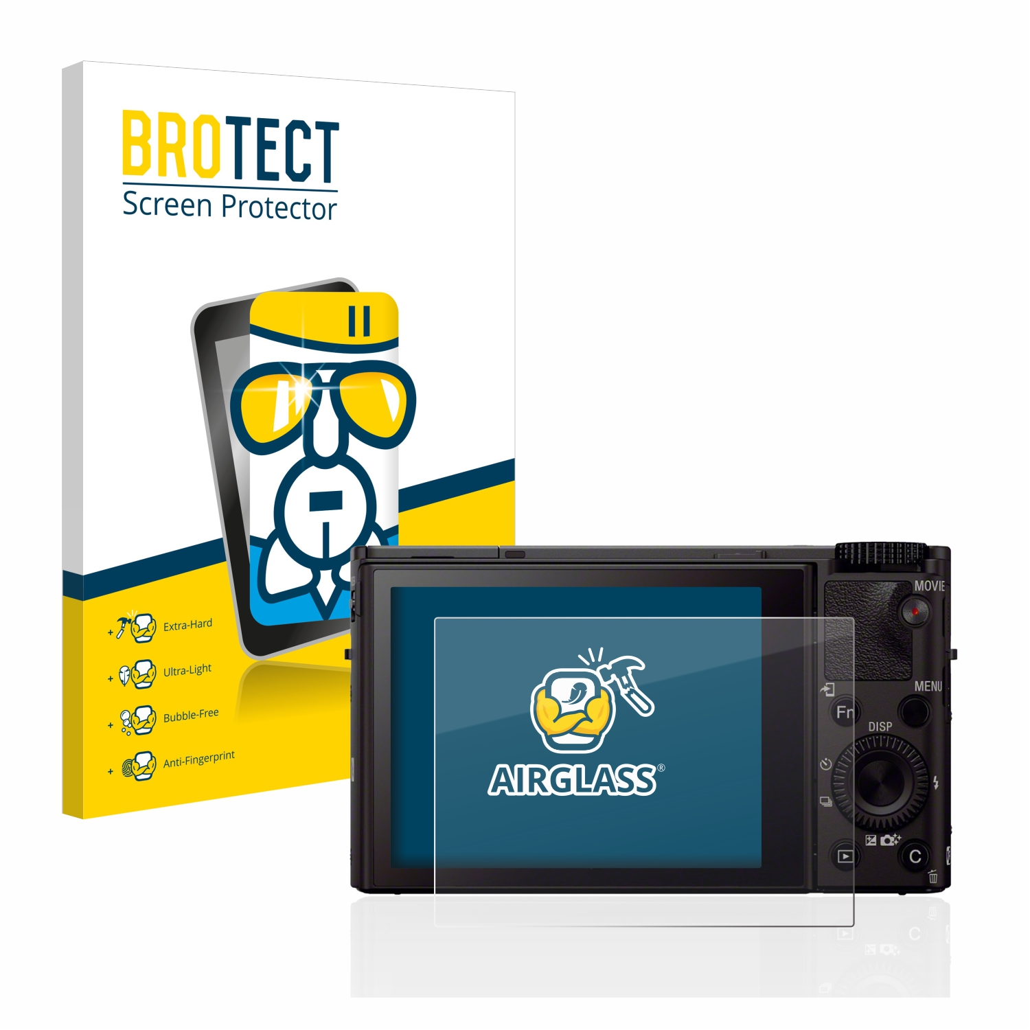 BROTECT Airglass klare DSC-RX100 III) Schutzfolie(für Cyber-Shot Sony