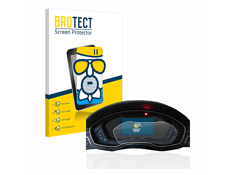 BROTECT Airglass matte Schutzfolie(für Audi A4 B9 2017 Virtual Cockpit)