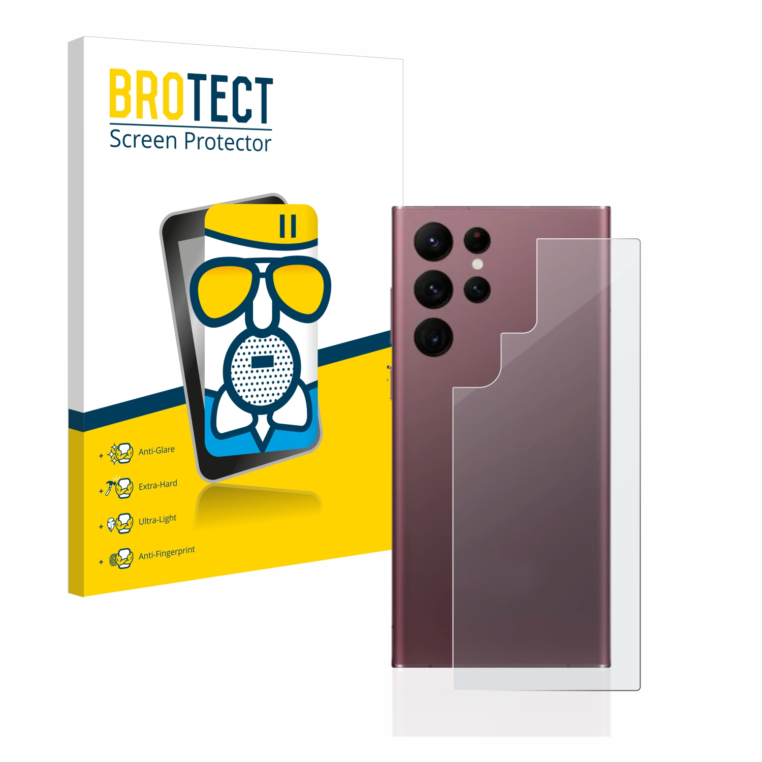 BROTECT Airglass matte Schutzfolie(für Galaxy Ultra 5G Enterprise Samsung S22 Edition)